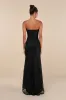 Romantic Beauty Black Floral Embroidered Strapless Maxi Dress sold by Lulus