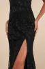 Romantic Beauty Black Floral Embroidered Strapless Maxi Dress sold by Lulus