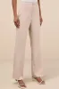 Chic Muse Beige High-Rise Straight Leg Trouser Pants sold by Lulus