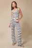 Anna Ivory and Navy Striped Crochet Swim Cover-Up Pants sold by Lulus