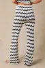 Anna Ivory and Navy Striped Crochet Swim Cover-Up Pants sold by Lulus