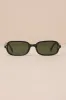 Modern Sweetie Black Small Rectangle Sunglasses sold by Lulus