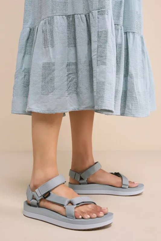 Midform Universal Pearl Blue Sandals sold by Lulus