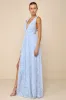 Sweet Sophistication Light Blue Burnout Floral Maxi Dress sold by Lulus