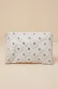 Sparkly Passion Silver Rhinestone Pearl Clutch sold by Lulus