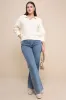 Cozy Forecast Ivory Collared Pullover Sweater sold by Lulus