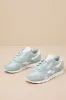Classic Nylon Hybrid Green and Chalk Suede Leather Sneakers sold by Lulus
