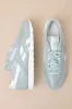 Classic Nylon Hybrid Green and Chalk Suede Leather Sneakers sold by Lulus
