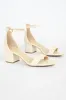 Harper Off White Ankle Strap Heels sold by Lulus