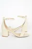 Harper Off White Ankle Strap Heels sold by Lulus