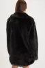 Fabulous Option Black Faux Fur Coat sold by Lulus