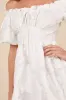 Adorable Crush Ivory Jacquard Off-the-Shoulder Mini Dress sold by Lulus