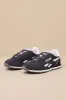 Classic AZ Washed Black and Chalk Suede Leather Sneakers sold by Lulus