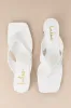 Cachia White High Heel Thong Sandals sold by Lulus