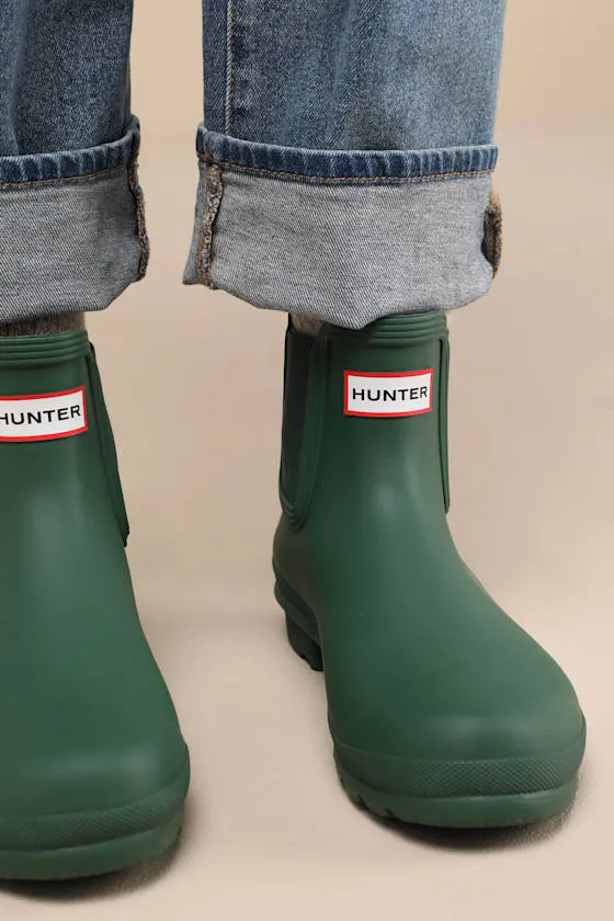 Original Hunter Green Chelsea Rain Boots sold by Lulus product image thumbnail 3