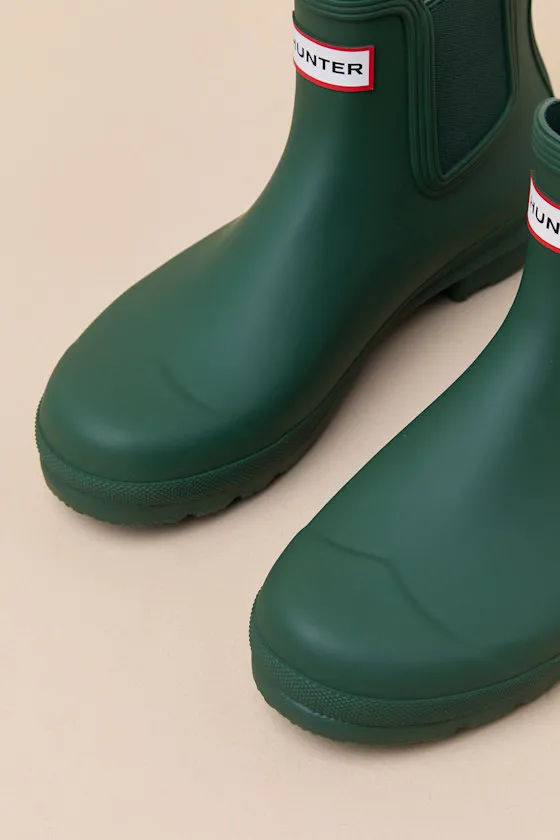 Original Hunter Green Chelsea Rain Boots sold by Lulus product image thumbnail 4