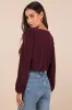 Chic on Repeat Plum Purple V-Neck Long Sleeve Bodysuit sold by Lulus