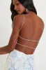 Original Sparkle White Iridescent Sequin Backless Mini Dress sold by Lulus