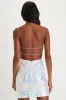 Original Sparkle White Iridescent Sequin Backless Mini Dress sold by Lulus