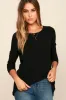 Zip to My Lou Black Sweater Top sold by Lulus