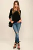 Zip to My Lou Black Sweater Top sold by Lulus