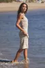 Strolls in the Sand Beige Crochet Midi Swim Cover-Up sold by Lulus