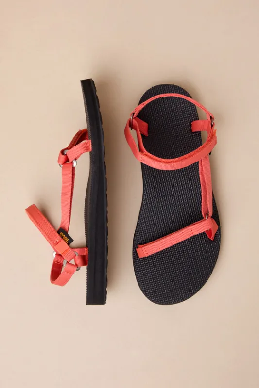 Original Universal Tigerlily Orange Slim Sandals sold by Lulus