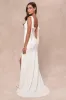 Splendid Love White Bustier Tie-Strap Mermaid Maxi Dress sold by Lulus