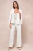 Voguish Charm White Split Sleeve Blazer Cape sold by Lulus