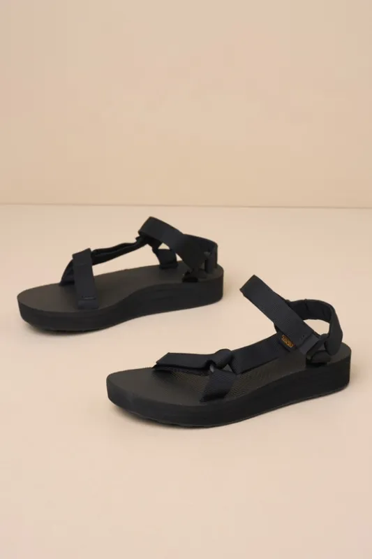 Midform Universal Black Sandals sold by Lulus