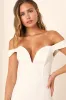 Idyllic Perfection White Plunge Sleeveless Mermaid Maxi Dress sold by Lulus