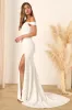 Idyllic Perfection White Plunge Sleeveless Mermaid Maxi Dress sold by Lulus