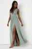 Heavenly Hues Sage Brush Maxi Dress sold by Lulus
