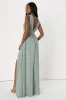 Heavenly Hues Sage Brush Maxi Dress sold by Lulus