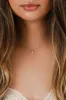 Hidden Gem 14KT Gold Rhinestone Necklace sold by Lulus
