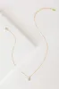 Hidden Gem 14KT Gold Rhinestone Necklace sold by Lulus