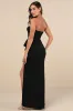 Stunning Splendor Black Bustier Tulip Maxi Dress sold by Lulus