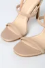 Babie Light Nude Strappy High Heel Sandals sold by Lulus