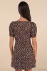 Adored Cutie Brown Floral Corduroy Button-Front Mini Dress sold by Lulus