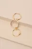 Sleek Arrangement Gold Stacked Ring sold by Lulus