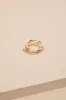 Sleek Arrangement Gold Stacked Ring sold by Lulus