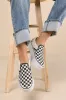 Classic Black & White Checkerboard Slip-On Stackform Sneakers sold by Lulus