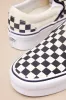 Classic Black & White Checkerboard Slip-On Stackform Sneakers sold by Lulus