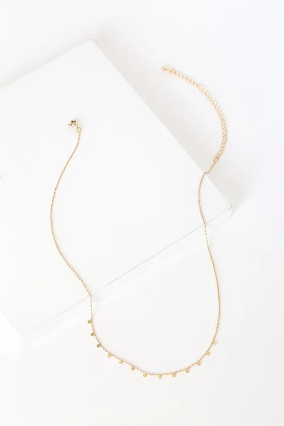 Light Beams Gold Necklace sold by Lulus product image thumbnail 2