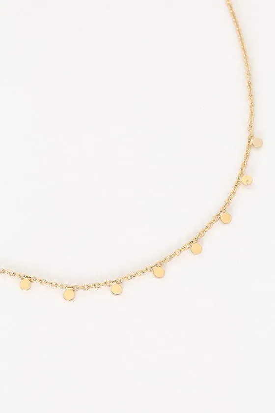Light Beams Gold Necklace sold by Lulus product image thumbnail 3