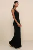 Melora Black Sleeveless Maxi Dress sold by Lulus