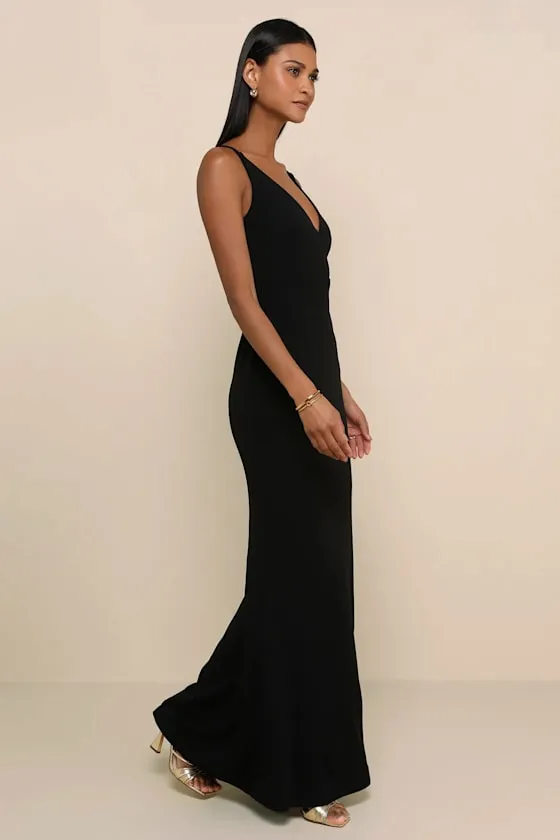 Melora Black Sleeveless Maxi Dress sold by Lulus product image thumbnail 4