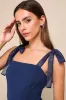 Beloved Elegance Blue Tie-Strap Mermaid Maxi Dress sold by Lulus