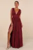 Sweet Sophistication Burgundy Burnout Floral Maxi Dress sold by Lulus