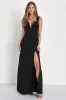 Daring Elegance Black Sleeveless Mermaid Maxi Dress sold by Lulus